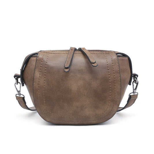 Bolso bandolera pequeño, forma de concha 2657OL05