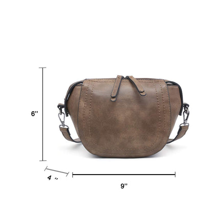 Bolso bandolera pequeño, forma de concha 2657OL05