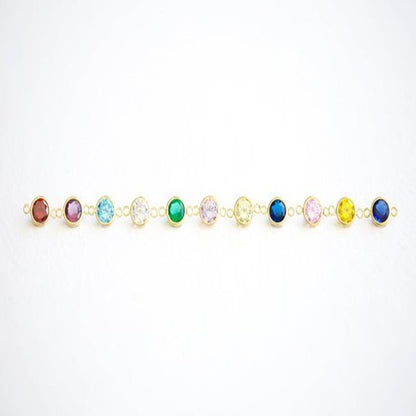 Gold-plated Diamond Beaded Bracelet - Elegant Crystal Bead Bracelet