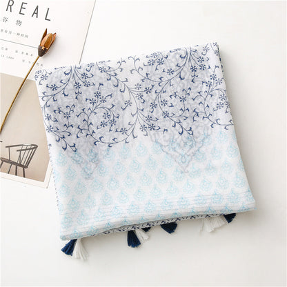 Women Lightweight Colorful Spring Summer Neck Scarf Shawl and Wrap