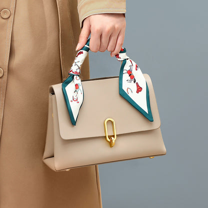 Bolso bandolera de piel auténtica para mujer