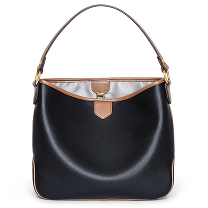 Bolso hobo de piel auténtica, bolso de viaje moderno de gran capacidad 5740