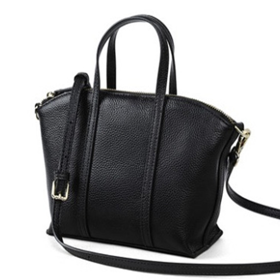 Bolso tote de piel auténtica, bolso de hombro de piel de vacuno