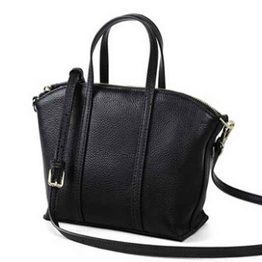 Bolso tote de piel auténtica, bolso de hombro de piel de vacuno