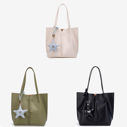 Bolso Hobo Sólido, Bolso de Hombro, Bolso Tote Sencillo y Elegante para Mujer, Gran Capacidad