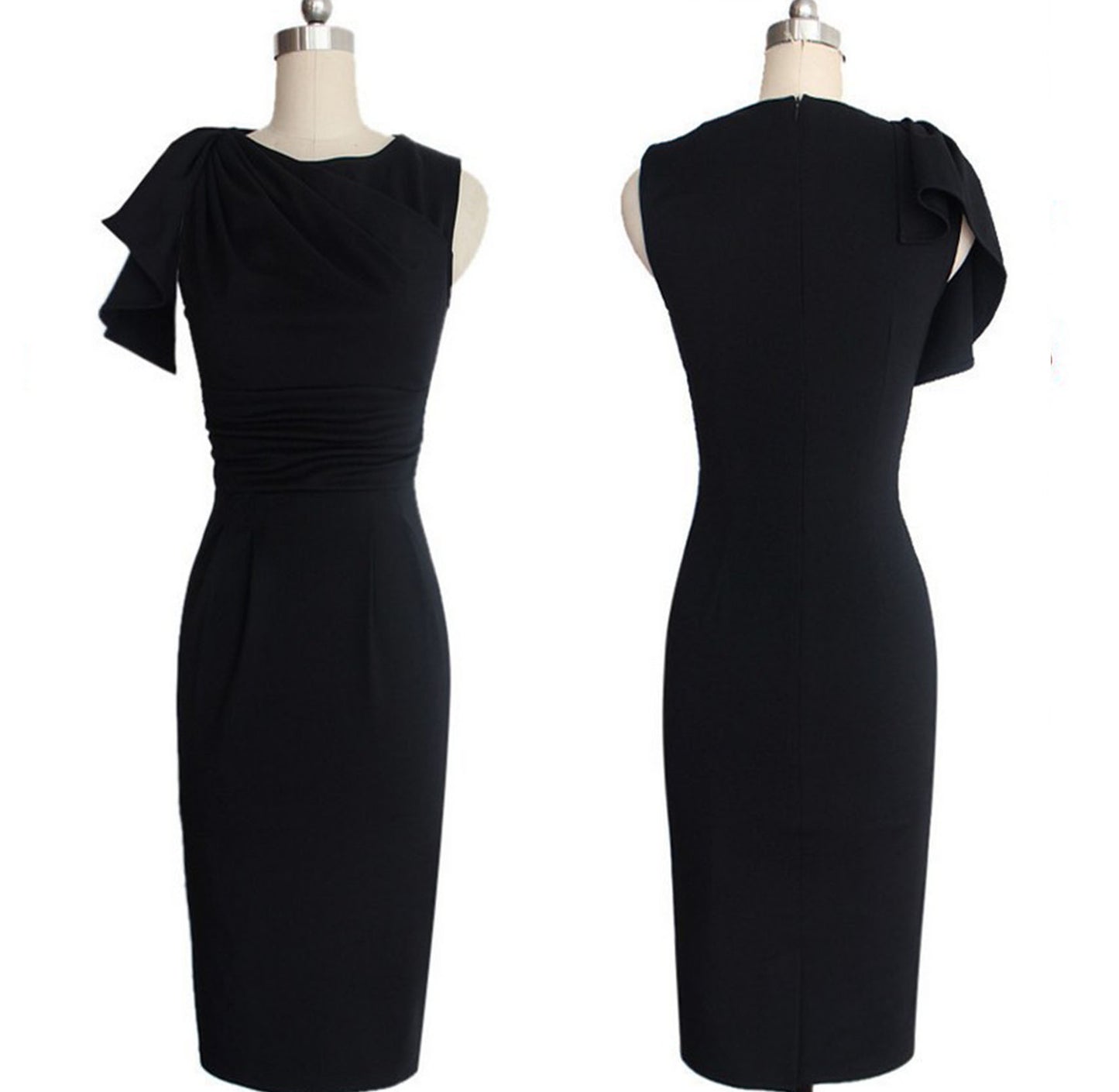 Vestido de noche midi DR08210402